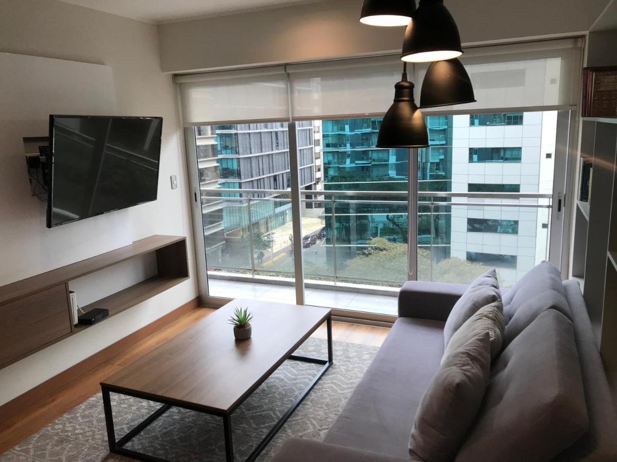 Hermoso Apartamento Con Piscina Miraflores- Canvas Lima Exterior foto