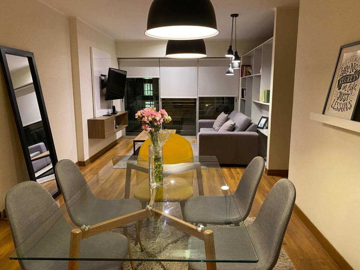 Hermoso Apartamento Con Piscina Miraflores- Canvas Lima Exterior foto