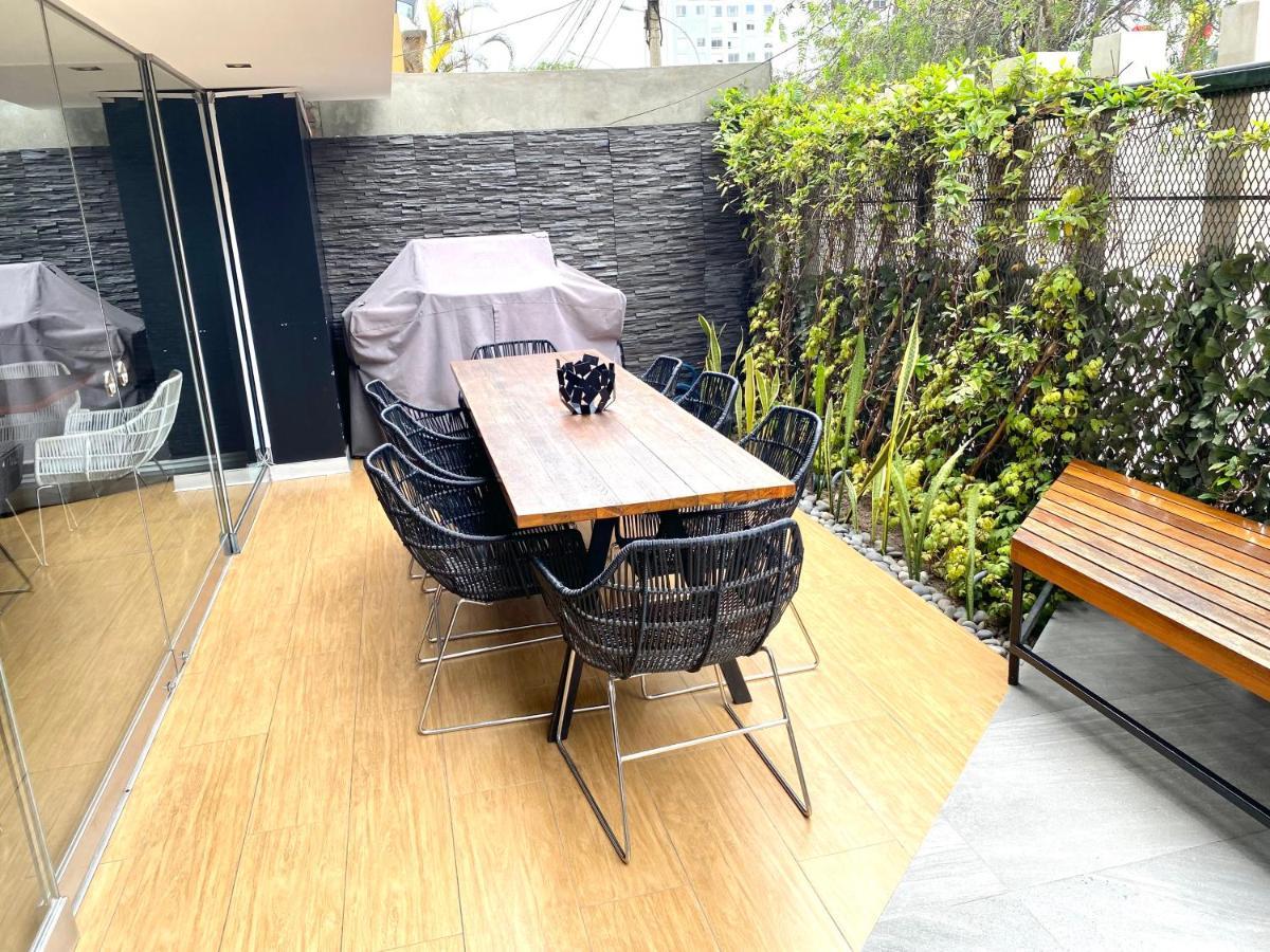 Hermoso Apartamento Con Piscina Miraflores- Canvas Lima Exterior foto